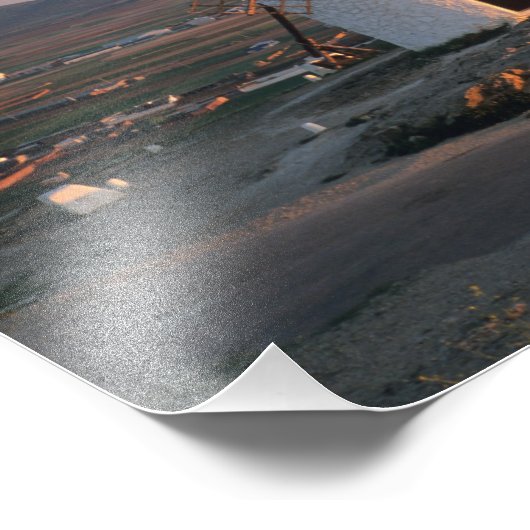 Consuegra, La Mancha, Spanje, windmolens Foto Afdruk (Hoek)