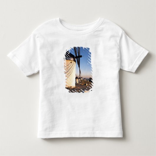 Consuegra, La Mancha, Spanje, windmolens Kinder Shirts (Voorkant)