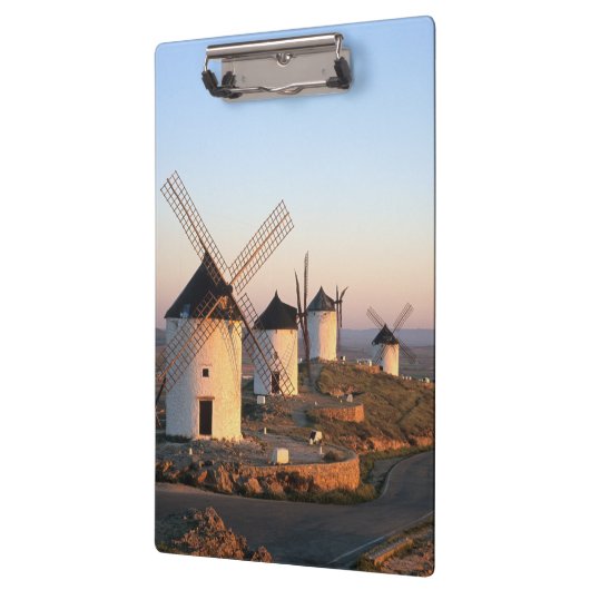 Consuegra, La Mancha, Spanje, windmolens Klembord (Links)