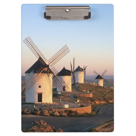 Consuegra, La Mancha, Spanje, windmolens Klembord (Voorkant)