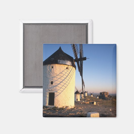 Consuegra, La Mancha, Spanje, windmolens Magneet (Voorkant / Achterkant)