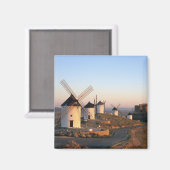 Consuegra, La Mancha, Spanje, windmolens Magneet (Voorkant / Achterkant)