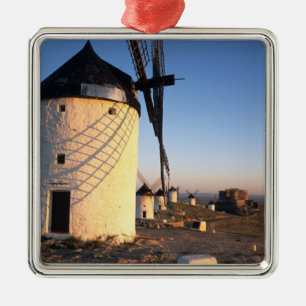 Consuegra, La Mancha, Spanje, windmolens Metalen Ornament