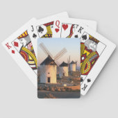 Consuegra, La Mancha, Spanje, windmolens Pokerkaarten (Achterkant)