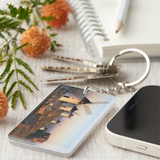 Consuegra, La Mancha, Spanje, windmolens Sleutelhanger (Voorkant Rechts)