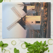 Consuegra, La Mancha, Spanje, windmolens Theedoek (Gevouwen)