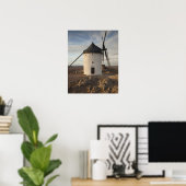 Consuegra, oude windmolens van La Mancha Poster (Thuiskantoor)