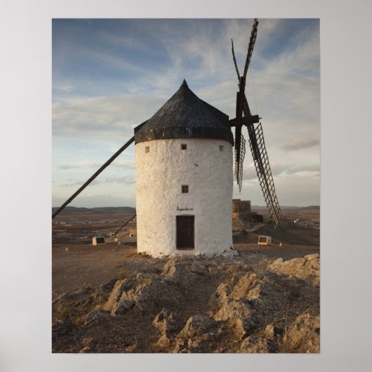 Consuegra, oude windmolens van La Mancha Poster (Voorkant)