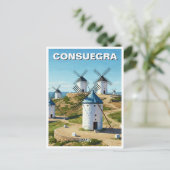 Consuegra Spanje Reizen Briefkaart (Staand voorkant)