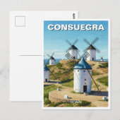 Consuegra Spanje Reizen Briefkaart (Voorkant / Achterkant)