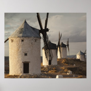 Consuegra, windmolens van de antiek La Mancha Poster