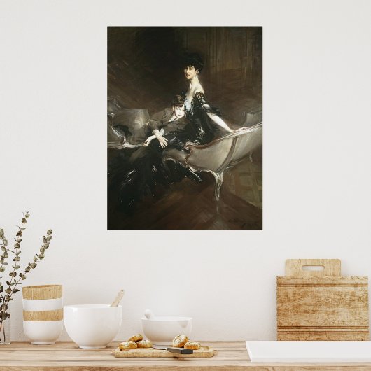 Consuelo Vanderbilt en Son Ivor, Giovanni Boldini Poster (Keuken)