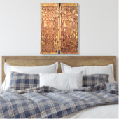 Consulaire diptych Anastasius carved Canvas Afdruk (Insitu (Slaapkamer))