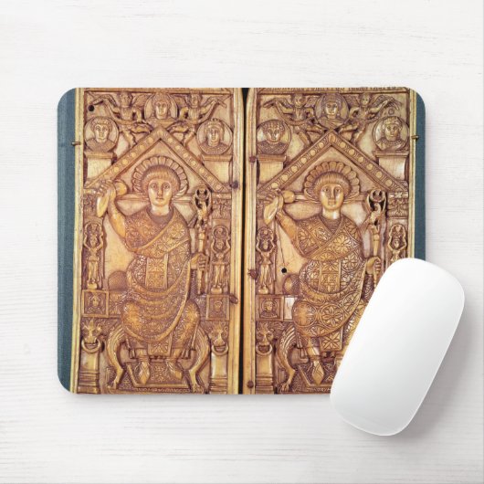 Consulaire diptych Anastasius carved Muismat (Met muis)