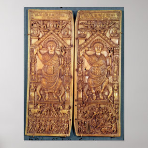 Consulaire diptych Anastasius carved Poster