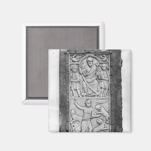 Consulaire diptych van Aetius, linker paneel Magneet (Voorkant / Achterkant)