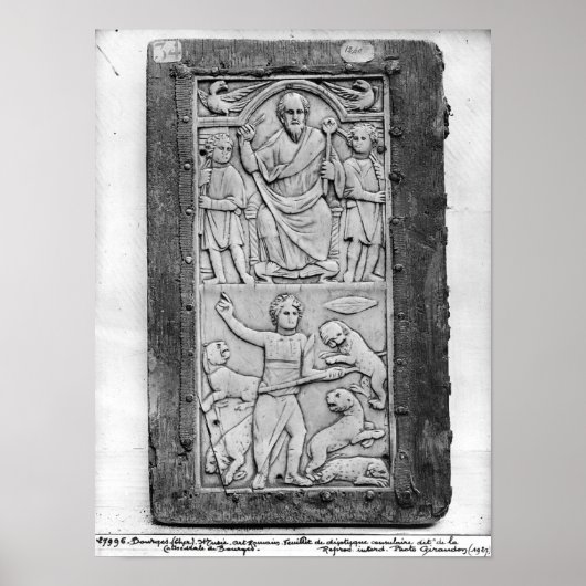 Consulaire diptych van Aetius, linker paneel Poster (Voorkant)