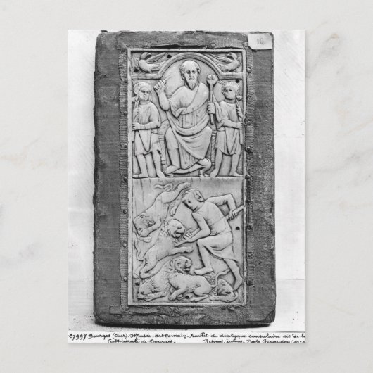 Consulaire diptych van Aetius, rechterpaneel Briefkaart (Voorkant)