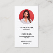 Consultant Aangepaste foto en QR Visitekaartje (Voorkant)