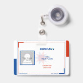 Consultant-badge Badge (Voorzijde met uittrekbare clip)