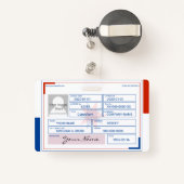 Consultant-badge Badge (Achterkant met intrekbare)