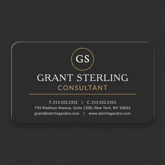 Consultant Black Gold Professional Visitekaartje