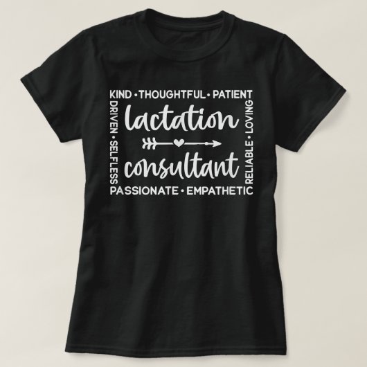 Consultant - Breastfeeding Coach - Birth T-shirt (Design voorkant)