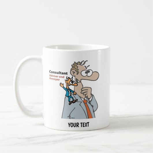 Consultant Cartoon Koffiemok (Links)