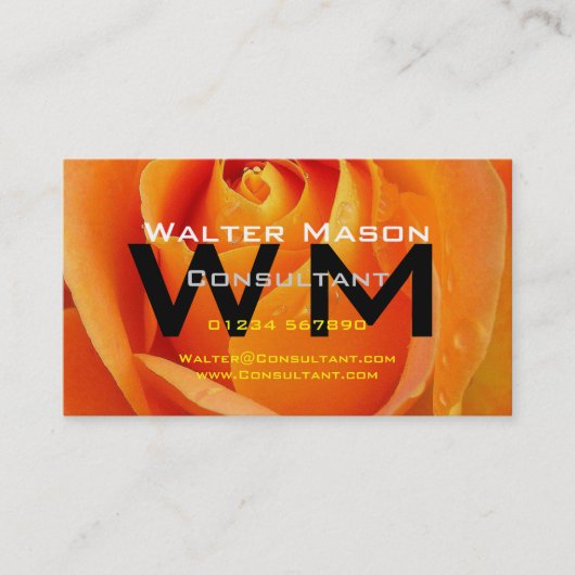 Consultant Creëer Uw Eigen Gemakkelijke Generiek Visitekaartje (Voorkant)