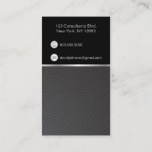 Consultant grote monogram wervelingen Visitekaartj Visitekaartje (Achterkant)