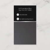 Consultant grote monogram wervelingen Visitekaartj Visitekaartje (Achterkant)