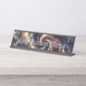 Consultant Moderne Abstracte Kunst Bureau Naambordje (Voorkant)