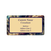 Consultant Moderne Abstracte Kunst Etiket (Voorkant)