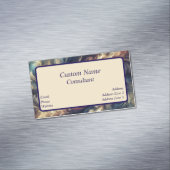 Consultant Moderne Abstracte Kunst Magnetisch Visitekaartje (Voorbeeld)