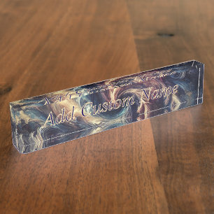 Consultant Moderne Abstracte Kunst Naambordje