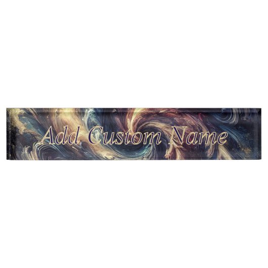 Consultant Moderne Abstracte Kunst Naambordje (Voorkant)