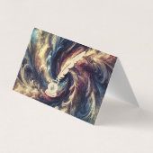 Consultant Moderne Abstracte Kunst Visitekaartje (Achterkant)