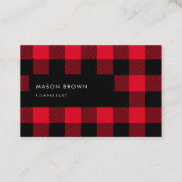Consultant Profi Geometric Buffalo Pset Red Visitekaartje