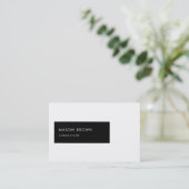 Consultant Profi Modern Geometric Visitekaartje (Staand voorkant)