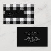 Consultant Profi Modern Geometrische buffelplaat Visitekaartje (Voorkant / Achterkant)