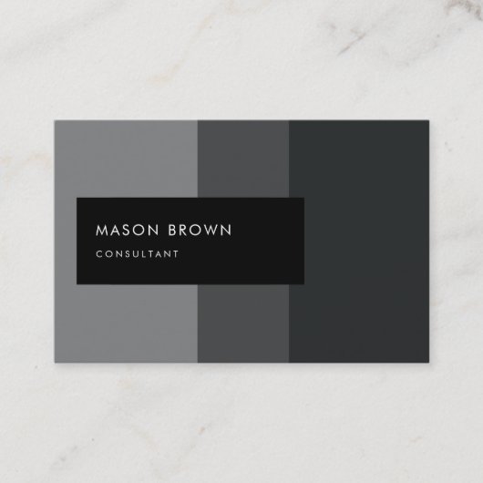 Consultant Profi Modern Gradiënt Patroon Visitekaartje (Voorkant)