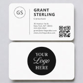 Consultant QR Code Logo Professional Visitekaartje