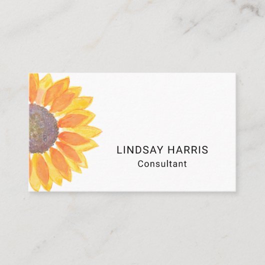 Consultant Sunflower Visitekaartje (Voorkant)