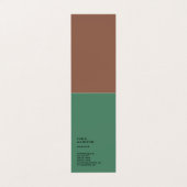 Consultant Vertical Trendy Manager Visitekaartje (Buitenkant ongevouwen)