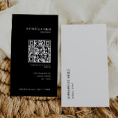 Consultant Verticale Minimalistische Eenvoudige QR Visitekaartje
