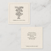 Consultant Vierkante Visitekaartje (Voorkant / Achterkant)