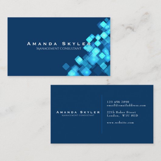 Consultant, Visitekaartje (Voorkant / Achterkant)