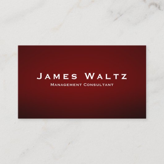 Consultant Visitekaartje (Voorkant)