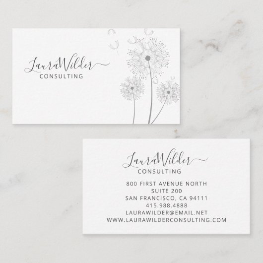 Consultant Visitekaartje (Voorkant / Achterkant)