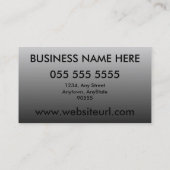 Consultant Visitekaartje (Achterkant)